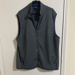 EUC Vineyard Vines Men’s Gray Sleeveless Zip Vest XXL